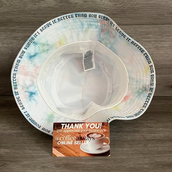 Vans Parks Project Leave It Better Than You Found It Tie Dye Bucket Hat NWT - Picture 4 of 5